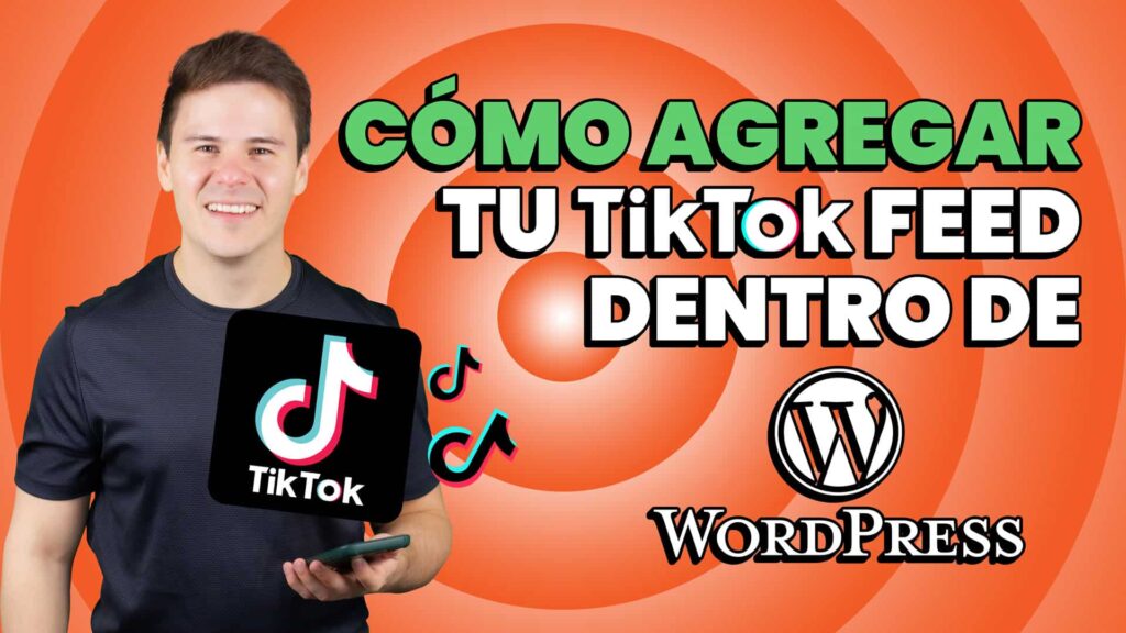 como añadir TikTok a wordpress